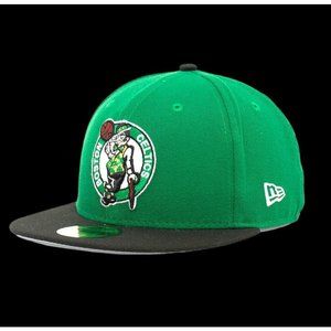 New Era 59Fifty Boston Celtics 2 Tone Fitted Authentic NBA Hat Men's Size 7 5/8